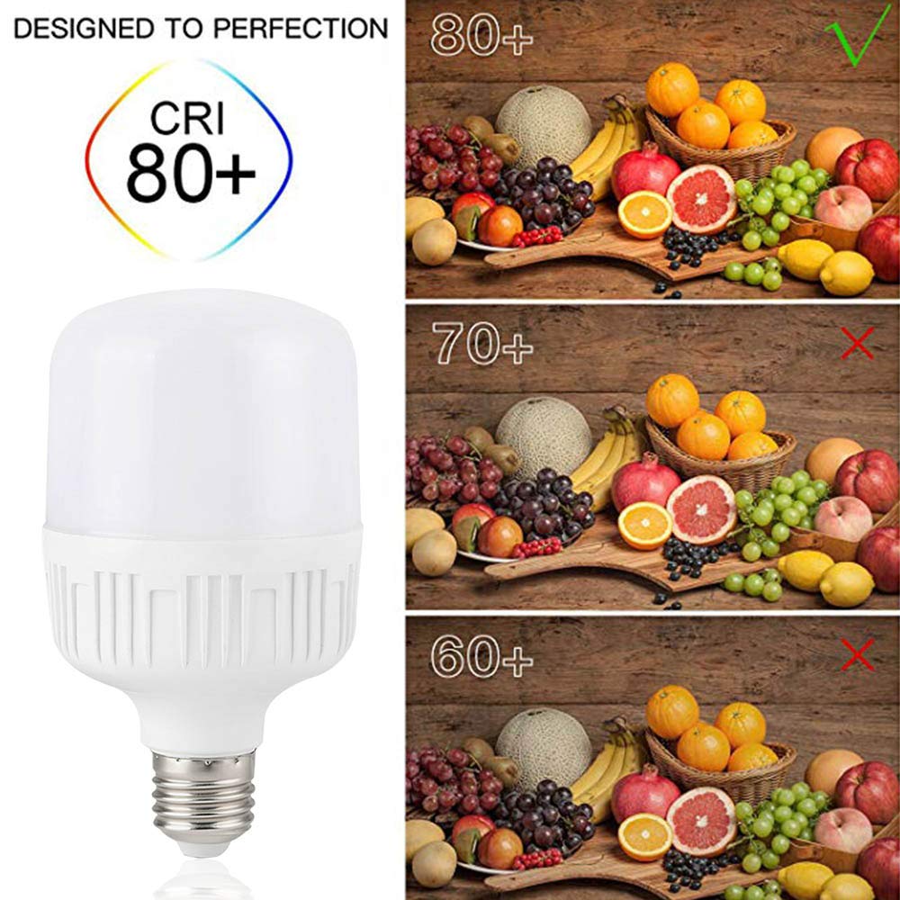 Mengjay LED E27 Kaltweiß 18W led Lampe 6000K 1800LM E27 Led Birne Ersatz 175W Glühlampe, E27 Led Glühbirnen Lampen Led Birnen Licht Leuchtmittel Energiesparlampe, 20er Pack