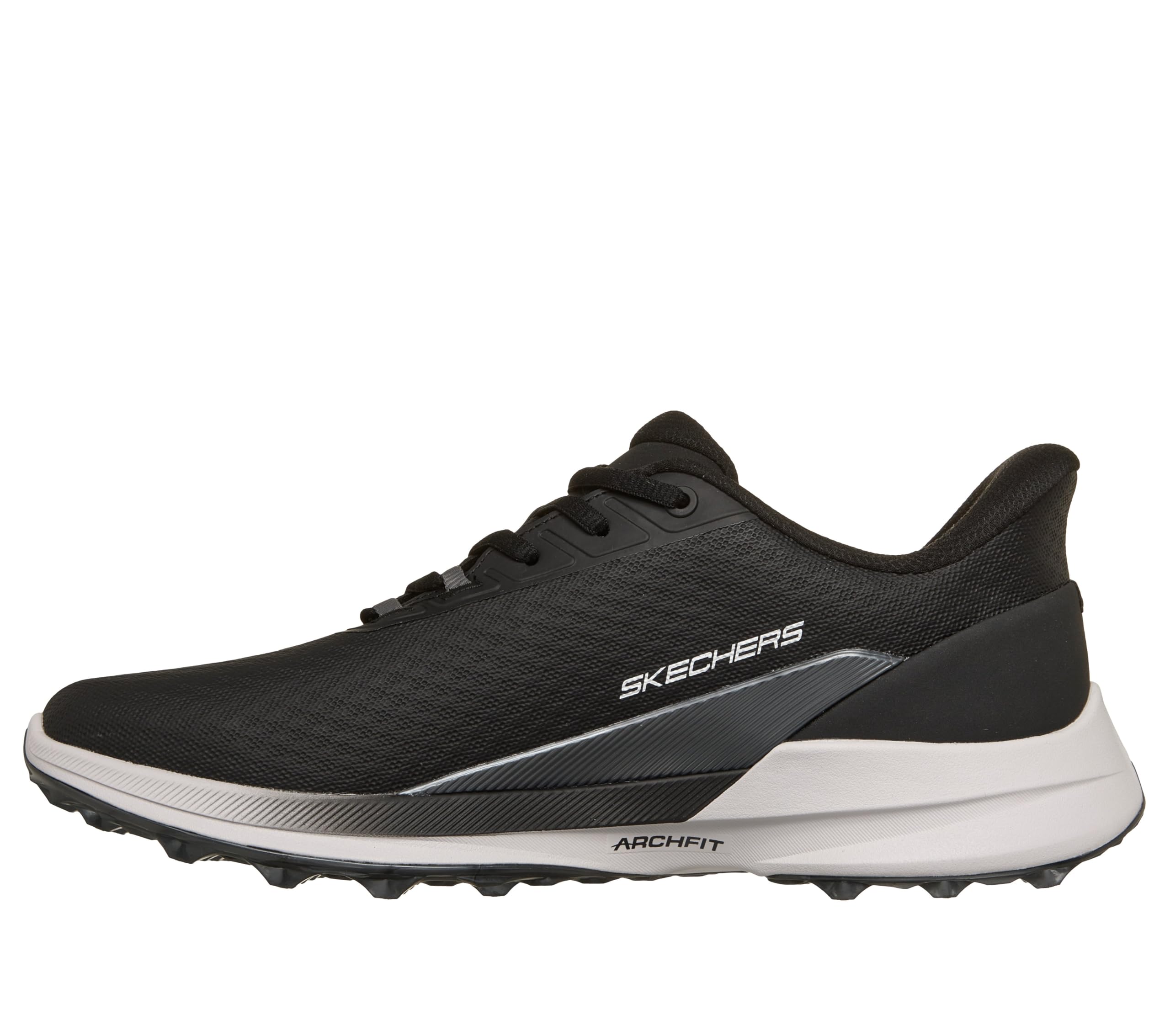 Skechers Go Golf Mens Waterproof Synthetic Lace-up Spike Less Golf Shoe Zapatos de golfHombre