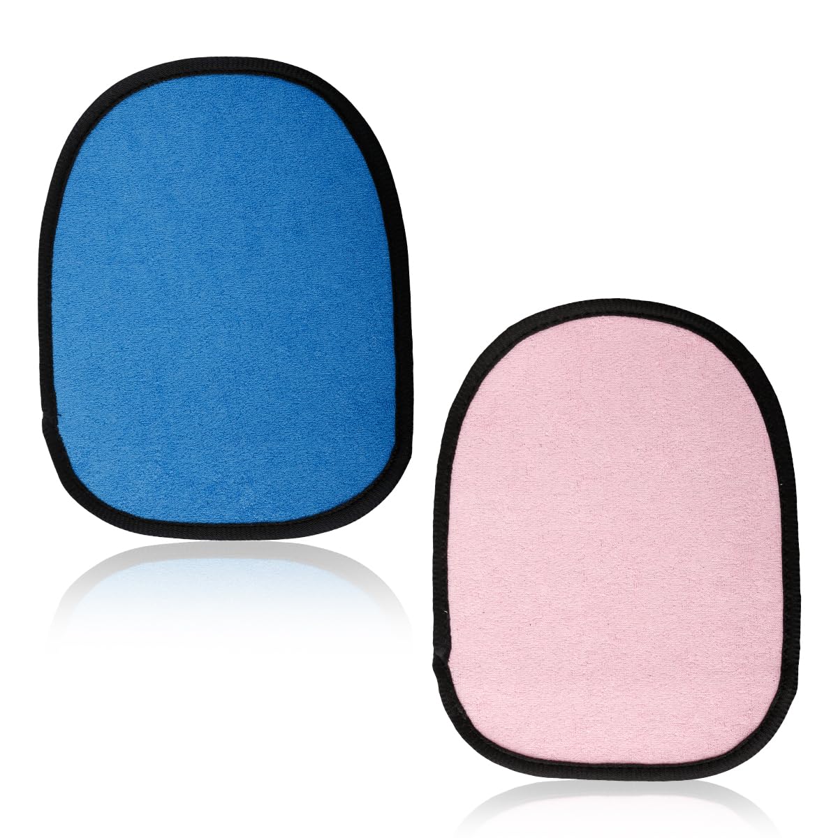 Lotsdonxia 2-Piece Sand Removal Glove Set – Royal Blue & Pink, 15x20cm Polyester Fiber Beach Essentials