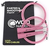 Adjustable Speed Jump Rope For Men&comma; Women & Children - Blazing Fast Fitness Skipping Rope Perfect for Boxing&comma; MMA&comma; Endurance