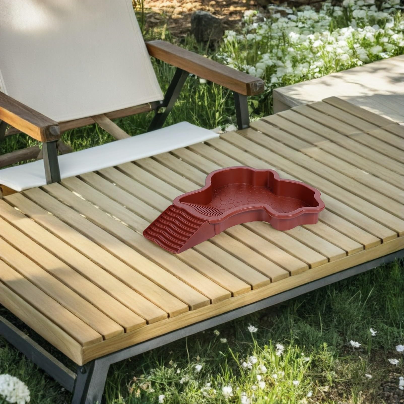 SUPVOX 2 Pezzi Piattaforma Galleggiante per Tartarughe con Rampa Integrata e Vasca Bagno per Rettili Accessorio Habitat Multifunzionale con Area Cibo per Tartarughe Semiacquatiche