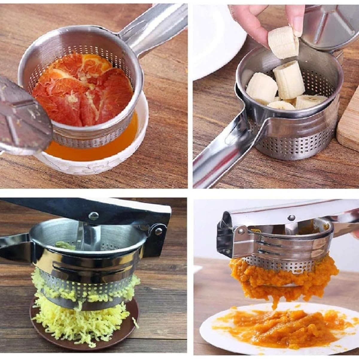 タ*デ様 圧搾機　ジューサー　絞り器　脱水機　圧搾器　脱水器　餃子絞り機 Amazon | ステンレス鋼の水絞り器野菜詰め 餃子野菜脱水機 野菜絞り器