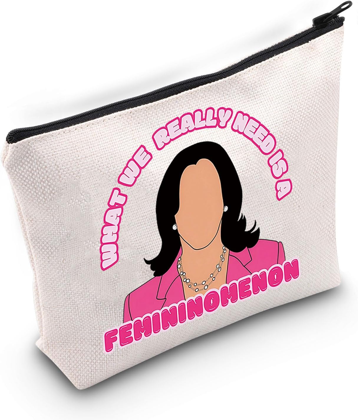 BLUPARK Femininomenon Kamala Makeup Bag What We Really Need Is A Femininomenon Bag Kamala Gift for Women Madam 2024 President Gift (MB, Femininomeno) BLUPARK Femininomenon Kamala Makeup Bag What We Really Need Is A Femininomenon Bag Kamala Gift for Women Madam 2024 President Gift (MB, Femininomeno)