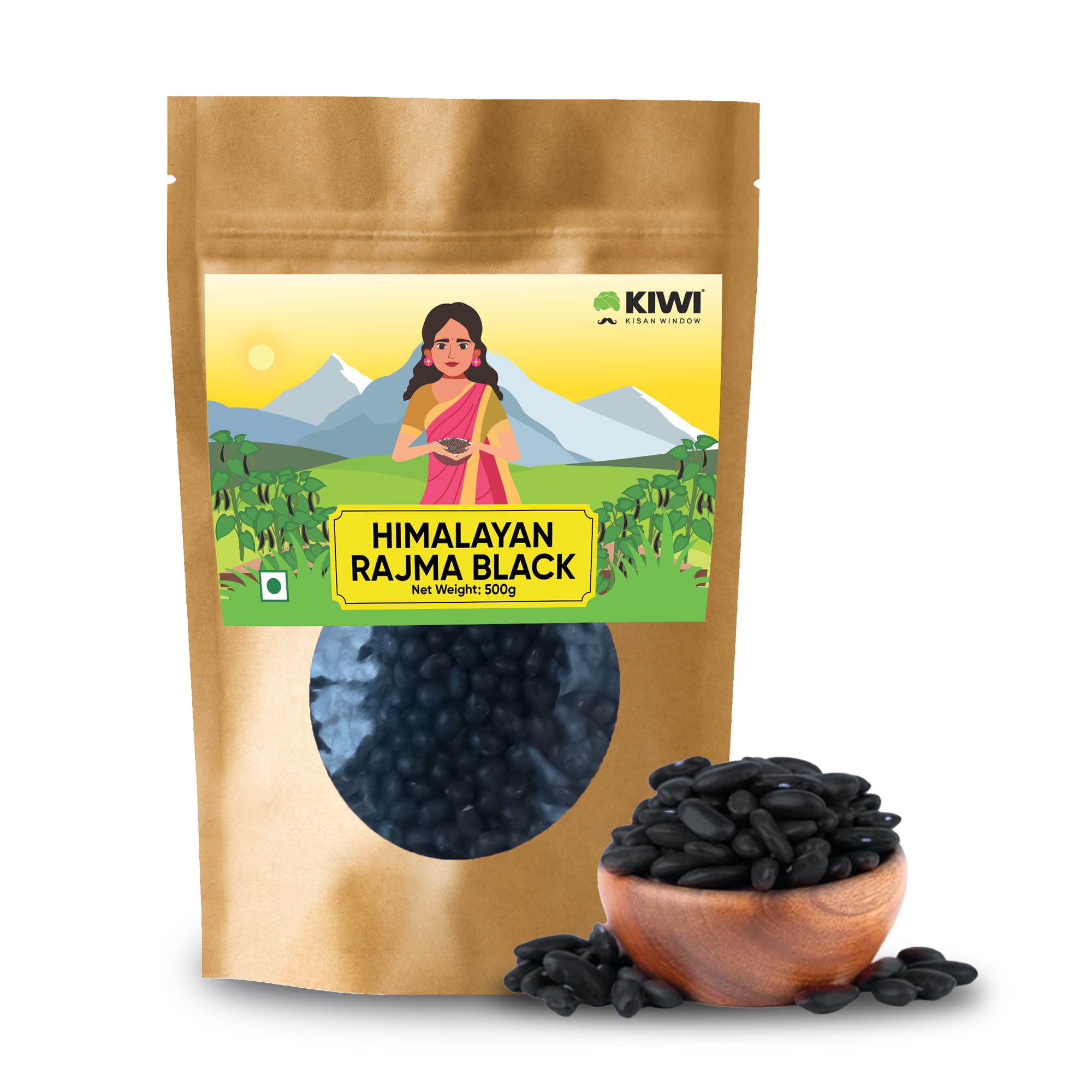 KIWI (Kisan Window) Himalayan Rajma Black- 500g-image-7