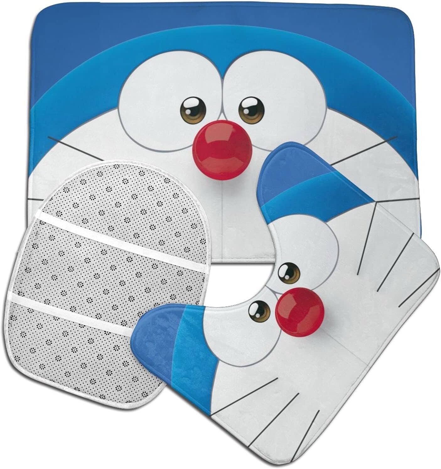 トイレマット ドラえもん トイレマットセット 3点セット ふたカバー飾り トイレマット ドラえもん トイレマットセット 3点セット ふたカバー飾り