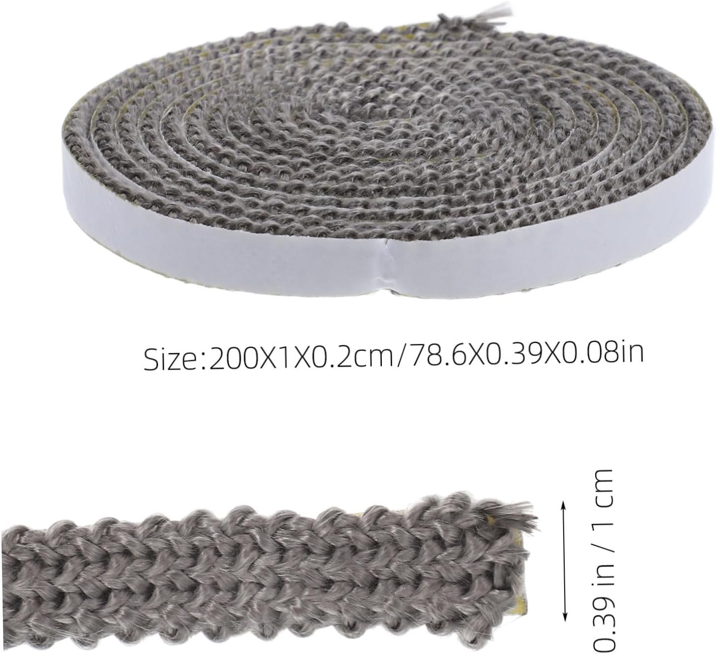 LABRIMP Sealant Strip for Fireplace Replacement Seal Liner Stove Gap Covers Door Seal