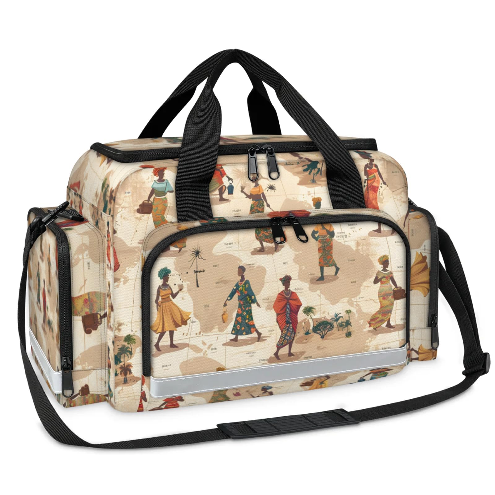 GzLeyigou First Aid Bags Empty, Traditional Horde Emergency Bag First Aid Kit Multiple Compartment Kit Carrier On Call Trauma Bag For Paramedics Emergency Medical Supplies Kit