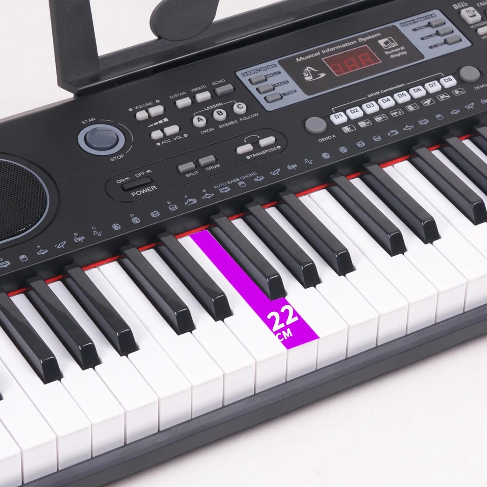 Amazon | 大人音楽キーボード楽器 61 キー電子デジタルシンセサイザー