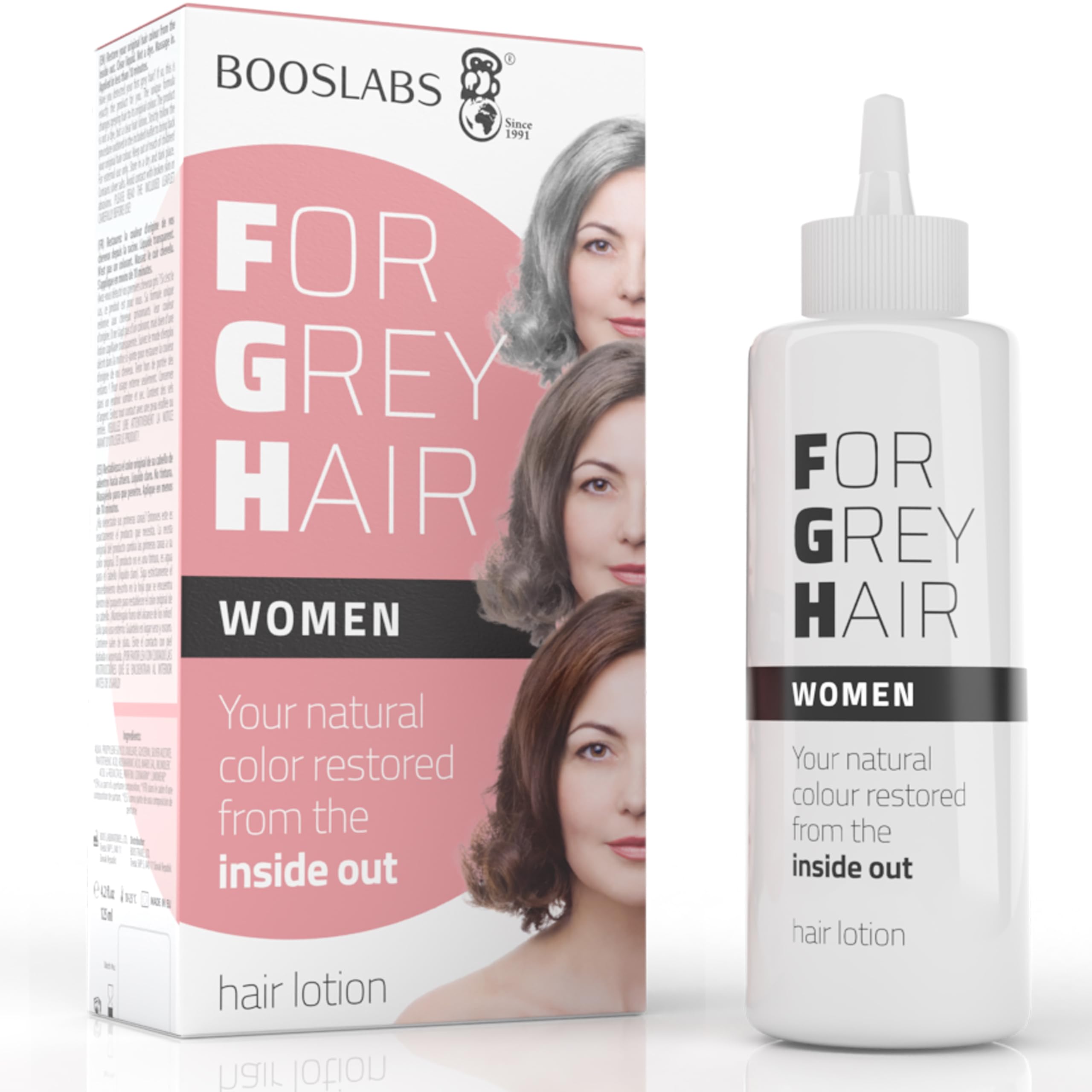 For Grey Hair for Women Against Grey Hair, Healthy Alternative to Hair Dye, Hair Root Touch Up, Enzymatic Hair Product