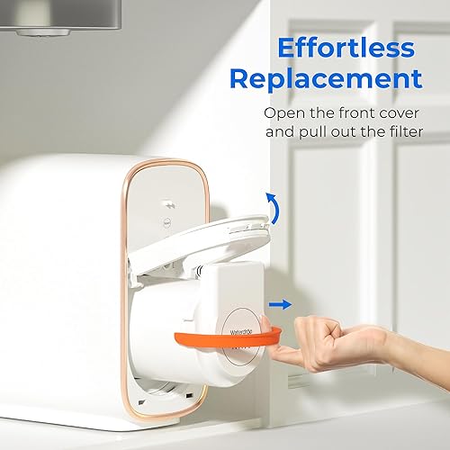 Miniatura 5 de Waterdrop Filtro WD-D4RF, repuesto para sistema de ósmosis inversa WD-D4-W, 1 año de vida útil