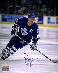 Doug Gilmour Signed 8" x 10"White Jersey Photograph – Toronto Hockey Autographed Hockey Collectible (8" x 10")