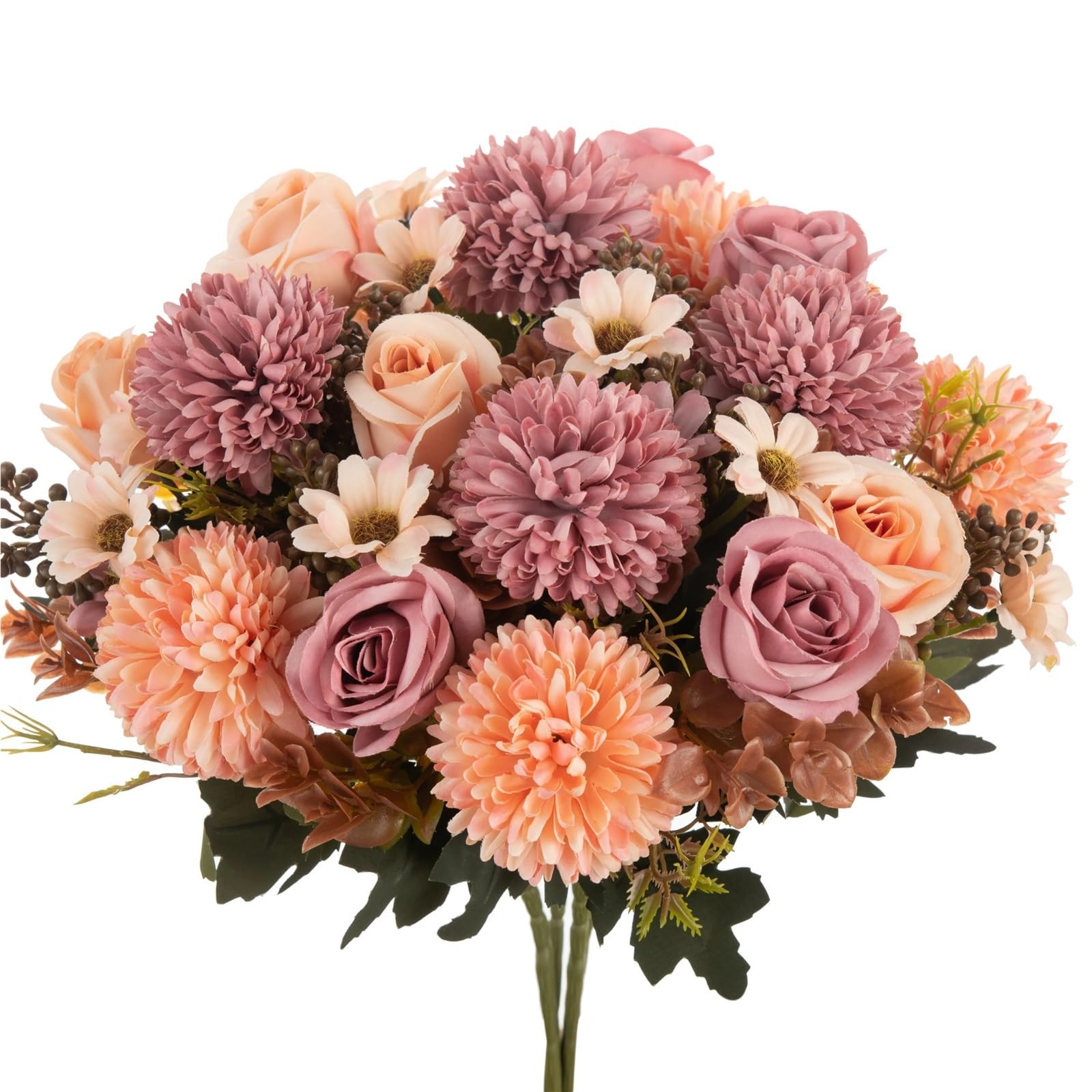 LXLAEOANG Artificial Flower Branches Silk Rose Artificial Flowers For Wedding Home Decoration(Color9)