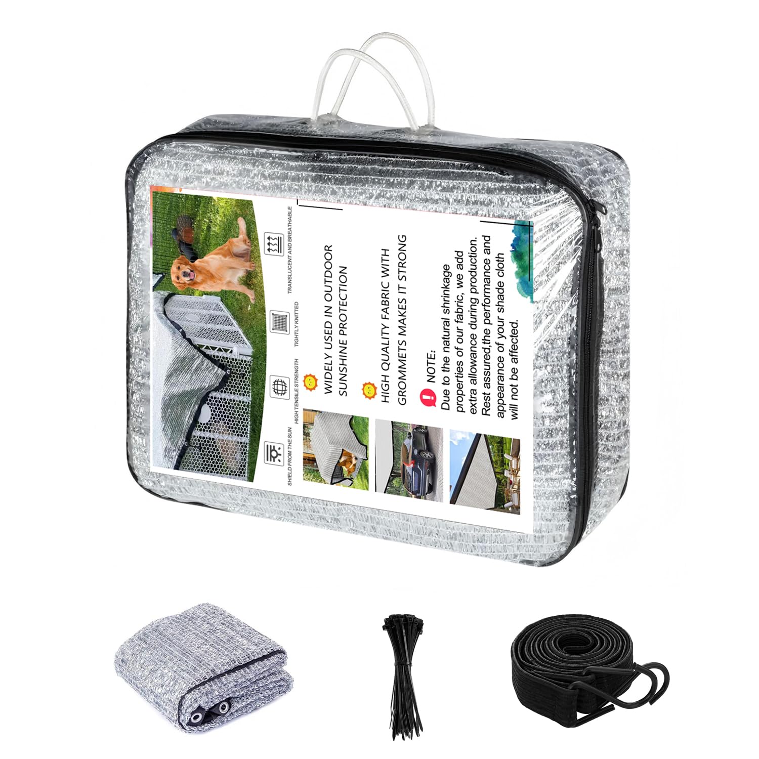 Vocray 70% Aluminet Shade Cloth 10x20