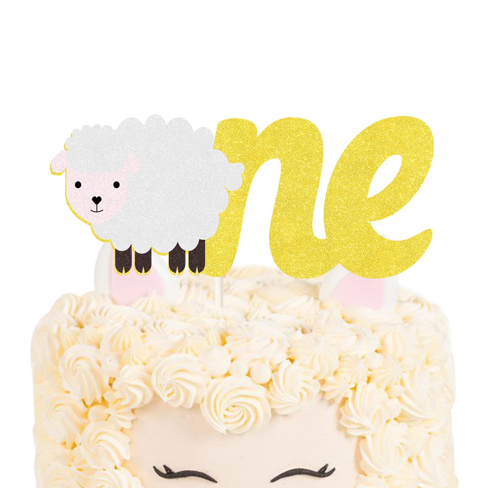 Buy Lamb One Cake Topper,Lamb First Birthday Baby Shower Cake