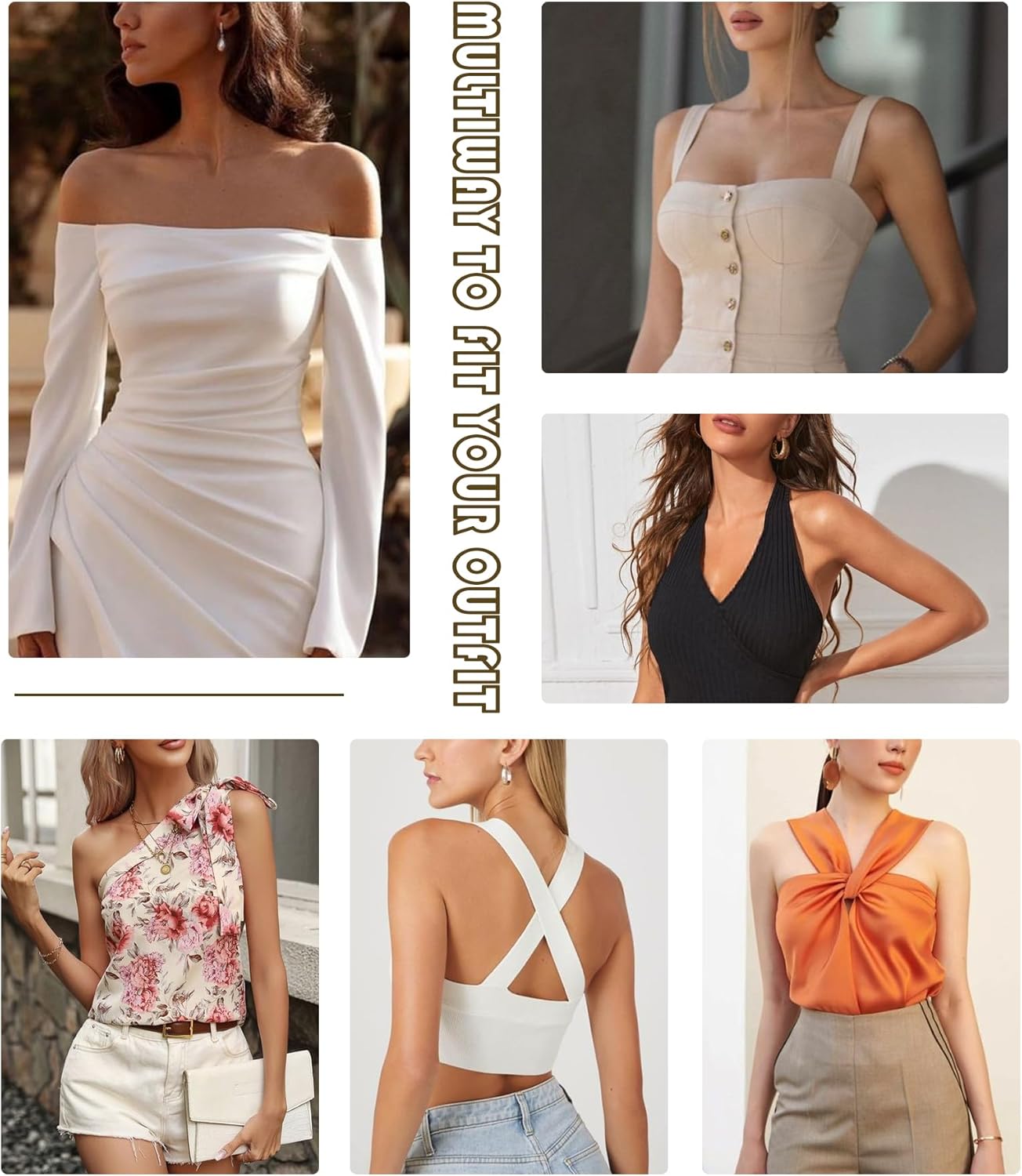 Lemorosy Minimizer Strapless Bra for Women Large Bust Full Support n-Slip Convertible Underwire Bandeau Bra - Image 7