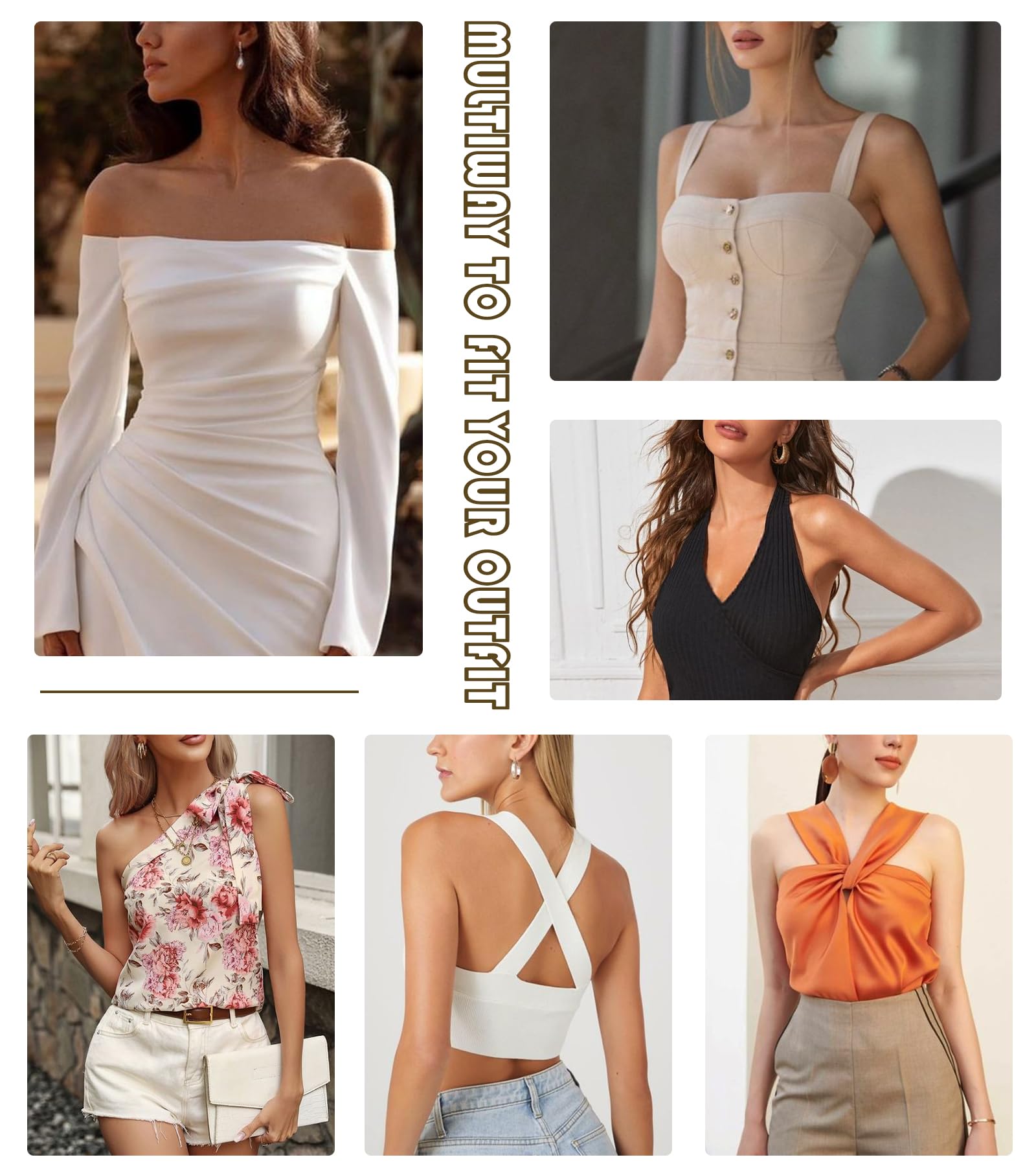 Lemorosy Soutien-gorge minimiseur sans bretelles pour femme - Grand buste - Soutien complet - Antidérapant - Convertible - Soutien-gorge bandeau à armatures