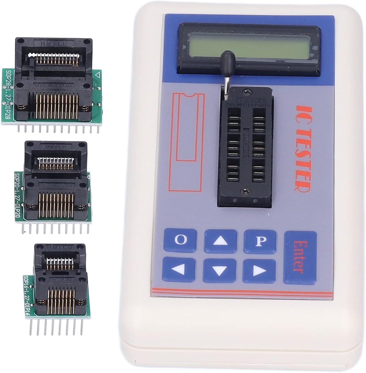 Yosoo Transistor Tester TSH-06F Component Tester for Microelectronics Maintenance Engineers with Wide Compatibility, Efficient Measurement Capability, Comprehensive Testing Types and (With terminals)