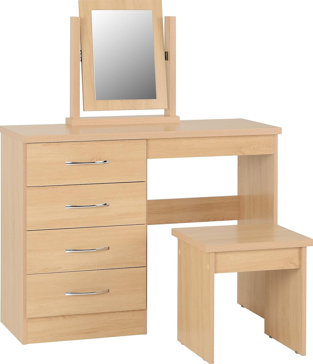 Seconique Nevada Dressing Table Set in Sonoma Oak Effect Amazon.co.uk Home & Kitchen