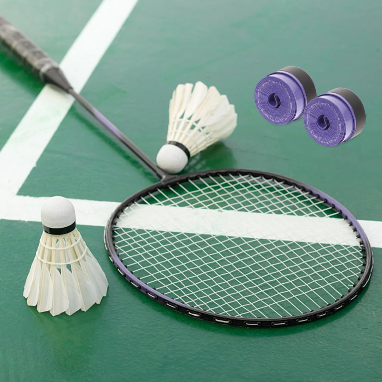 UPKOCH Colla per Racchette da Badminton overgrip per Racchette da Badminton Impugnatura Assorbente per Racchetta da Tennis bandalette strenne strenna Nastri per Racchette Leggeri