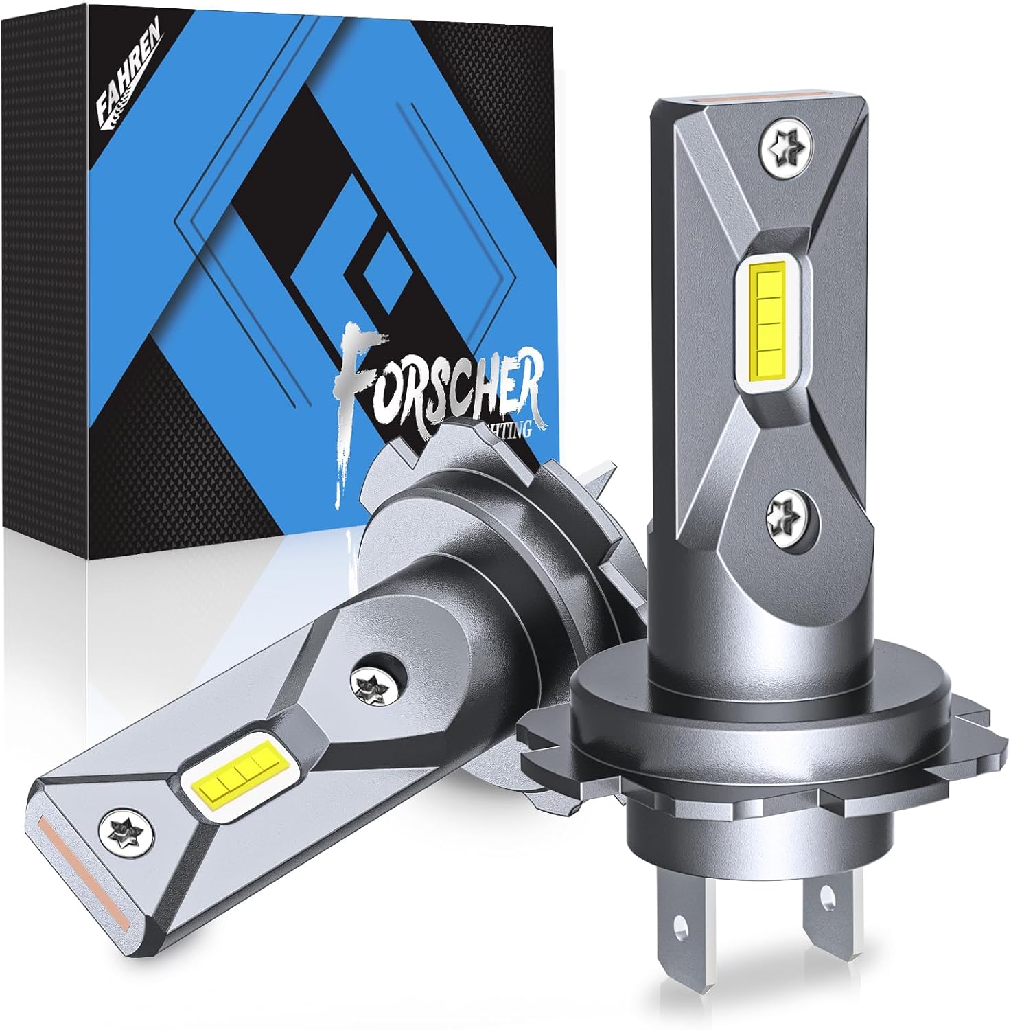 FAHREN H7 LED Headlight Bulb, Upgrade 300 Super Bright H7 LED Bulb