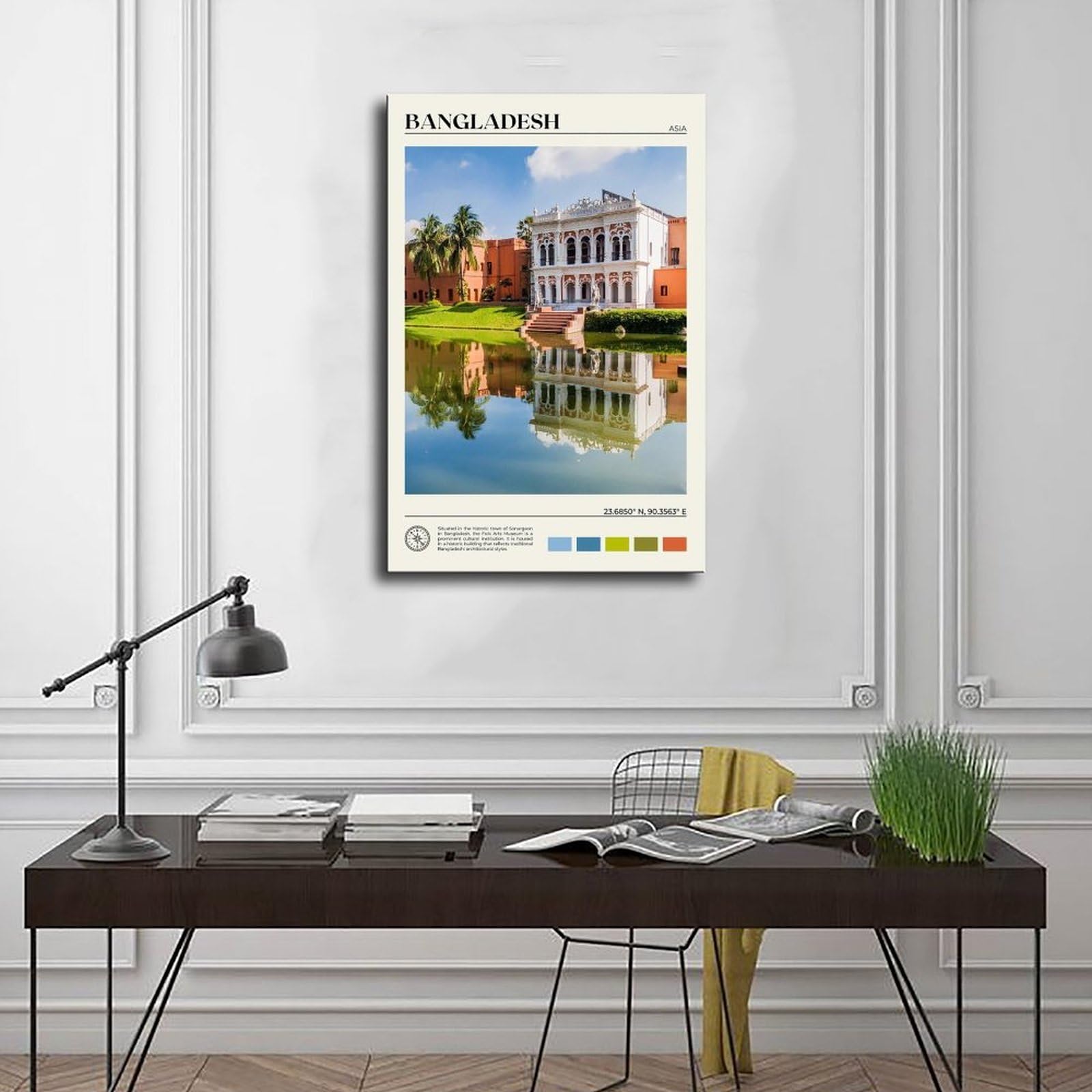 Königliches Foto, Bangladesch, Kunstdruck für Wohnzimmer, Schlafzimmer, 61 x 91,4 cm (L x B)