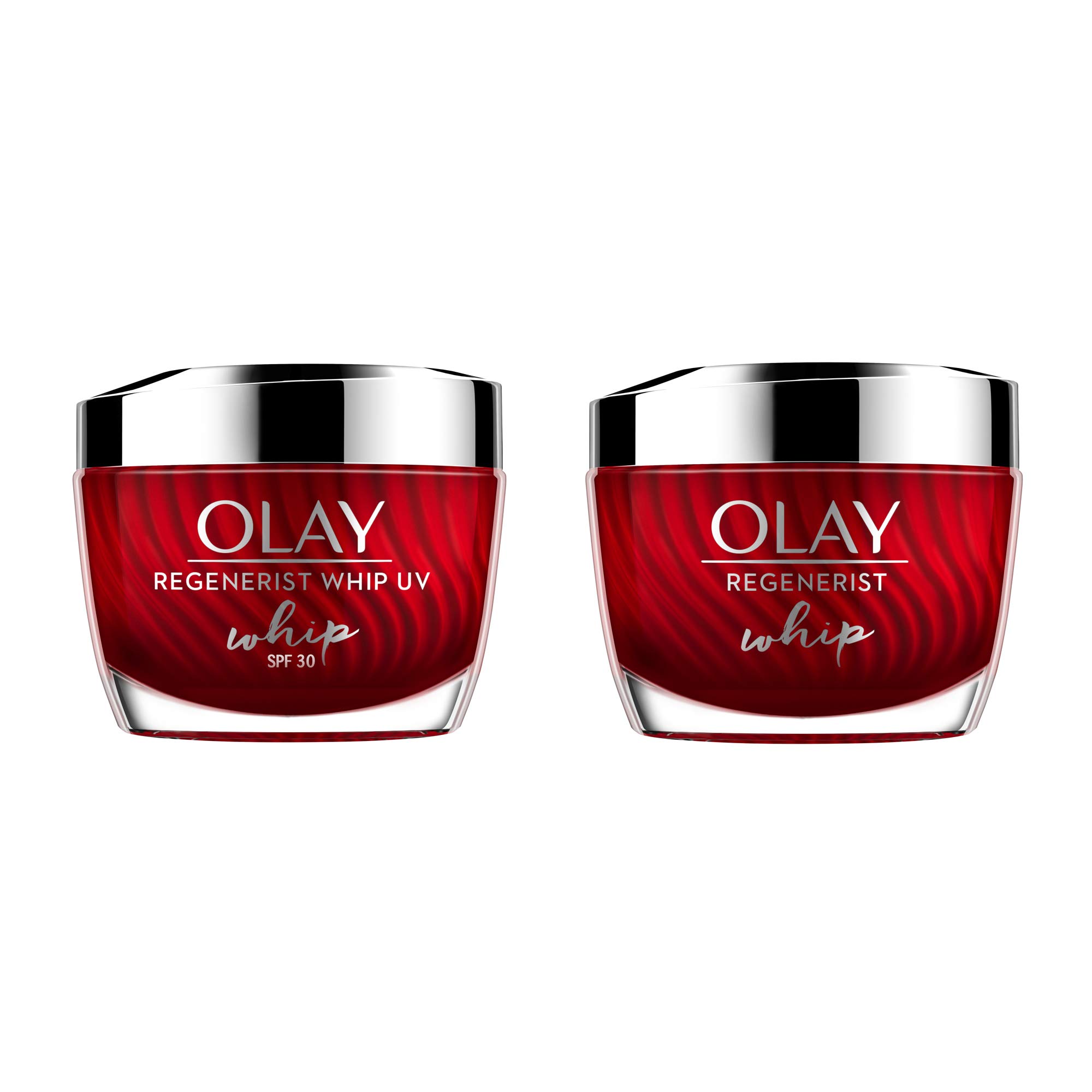 OLAY Day + Night Moisturizer Regenerist Whip Lightweight Face Moisturiser Without Greasiness With Hyaluronic Acid