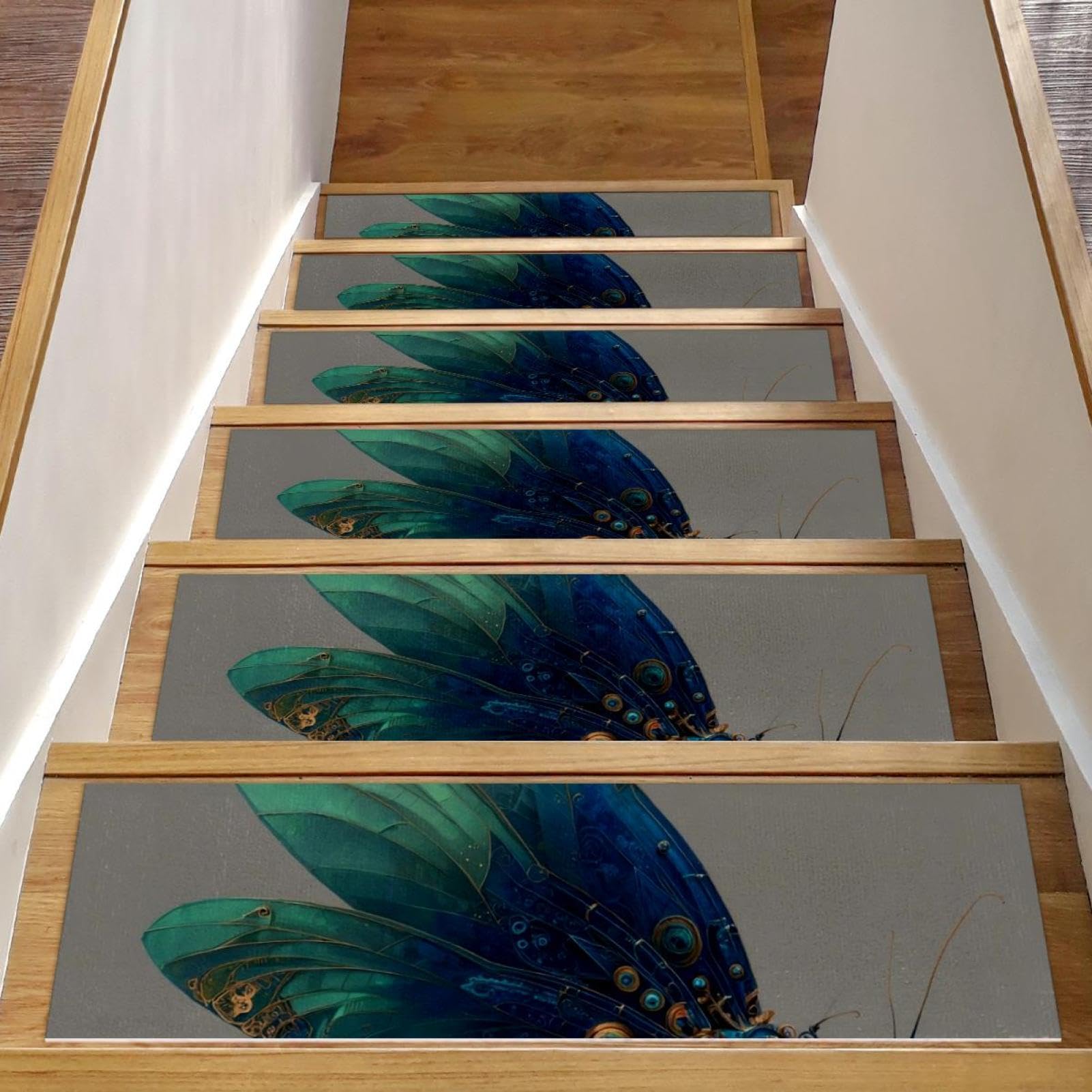Tapis d'escalier antidérapants intérieurs résistants pour marches bois et carrelage