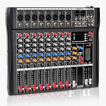 Amazon | プロフェッショナルミキサーサウンドボードコンソール