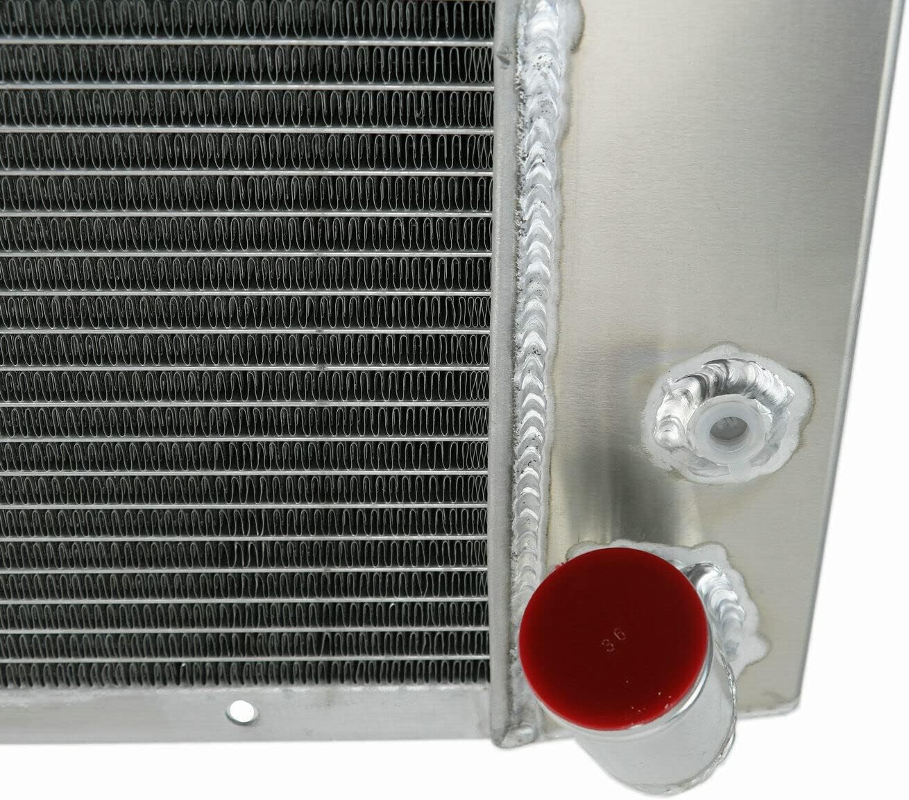 4 Rows Aluminum Radiator Compatible for 1977-1982 Chevy Chevrolet Corvette 1981 1980 1979 1978 C3 5.7L 5.0L V8 77 78 79 80 81 82 Automotive Radiators