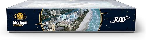 Miniatura 7 de Art Deco Hotels On Ocean Drive, Miami Beach, Florida, Estados Unidos - Rompecabezas prémium de 1000 piezas para adultos