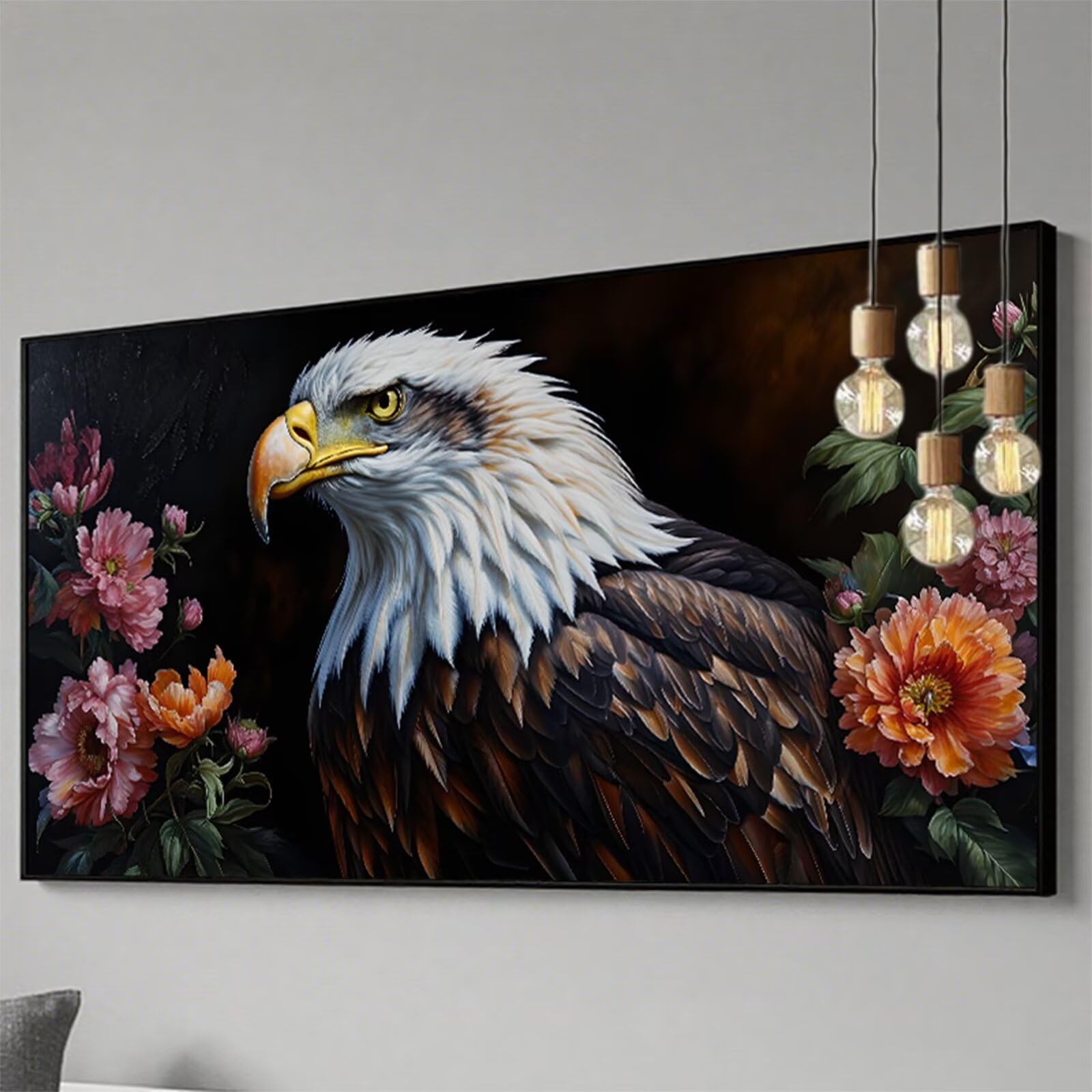 Malarstwo diamentowe, dla dorosłych, dzieci, orzeł, obraz do malowania diamentami, obraz kwiatowy, "zrób to sam", mozaika 5D, zestaw do majsterkowania, dla dorosłych, akcesoria do malowania diamentami