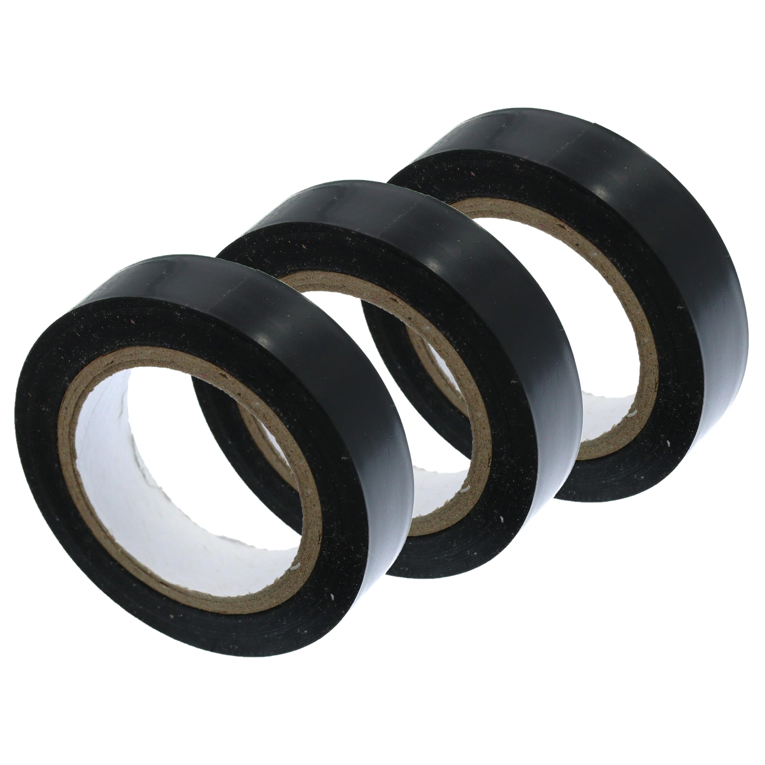 Tenletic Racket Finishing Tape 14 mm Width – 3 x 10 Metres – Black – To Secure Racquet Grips for Tennis, Squash, Badminton, and Padel Bats (3-Pack Black)