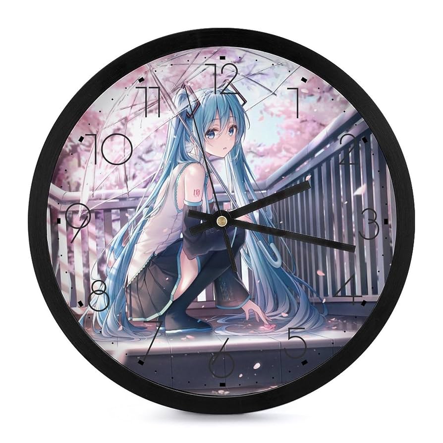 初音ミク 壁掛け時計 ローマ数字 希少 Amazon.co.jp: 初音ミク 時計 壁掛け 静音 かわいい 壁掛け時計