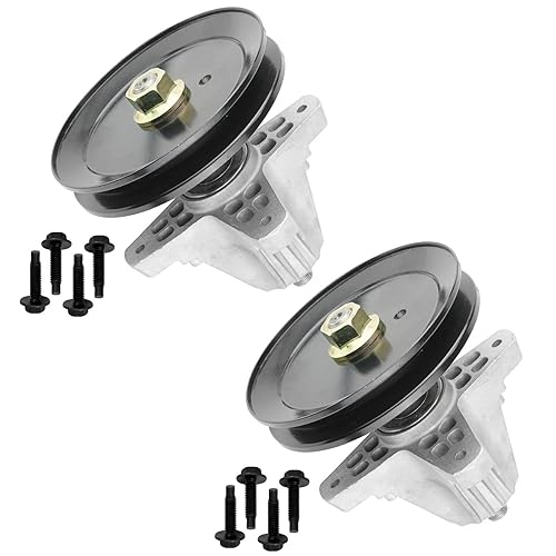 for 2 Spindle Assembly WPulley Bolt for Troy Bilt MTD 918-06991 618-06991 Model-XT-59789