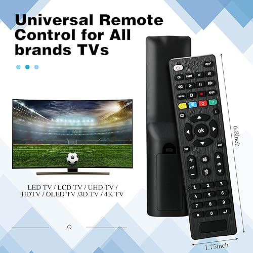 Miniatura 2 de Paquete de 10 controles remotos universales de repuesto compatibles con todos los Smart TV LED, LCD, HDTV, serie 3D, para motel, hotel, hogar de