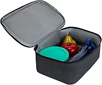 Vista 3 de PUMA Unisex Kid's Rally Lunch Box, Black/Granite Heather, Small