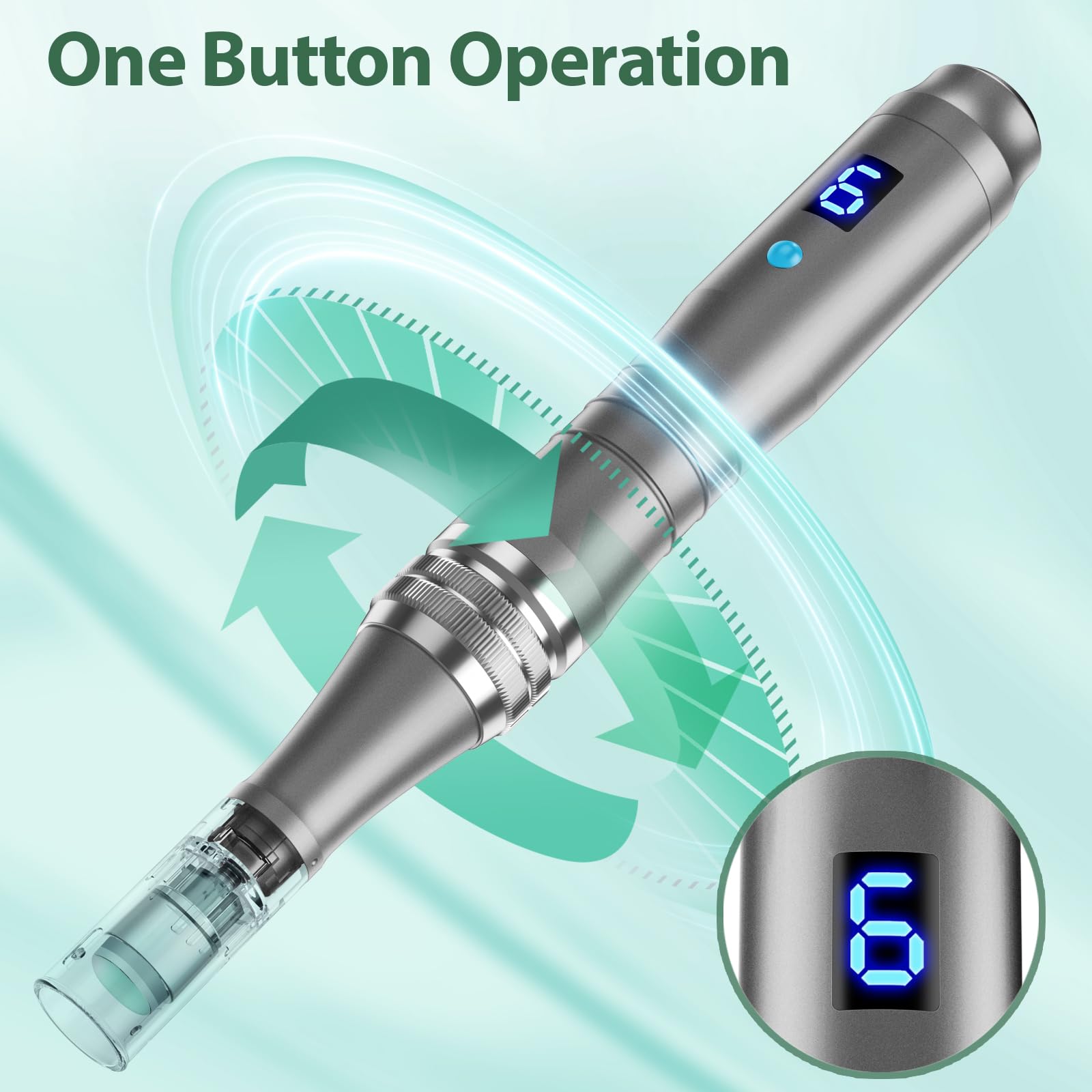 Micro derma stamp ダーマペン Amazon.com : DermaStamp System 0.25mm, Microneedling Stamp Pen