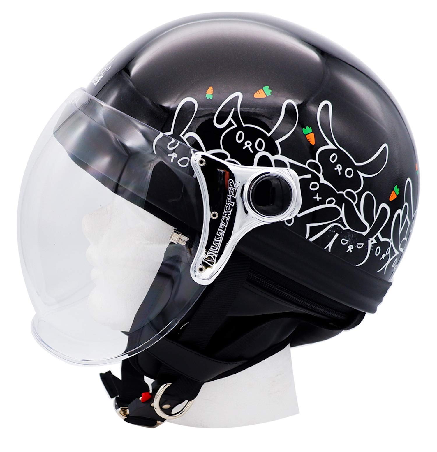 Amazon | ダムトラックス(DAMMTRAX) バイクヘルメット ハーフ CARINA