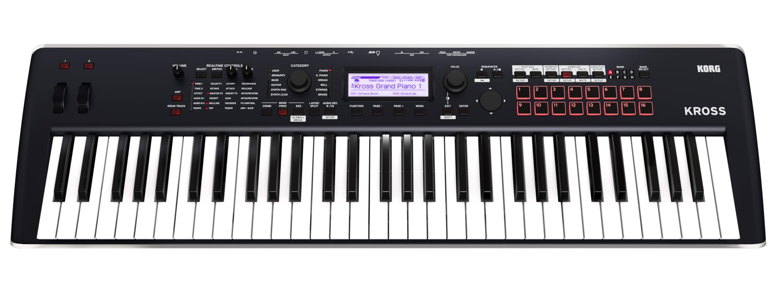 Amazon | KORG(コルグ) キーボード シンセサイザー KROSS2 クロス 61鍵