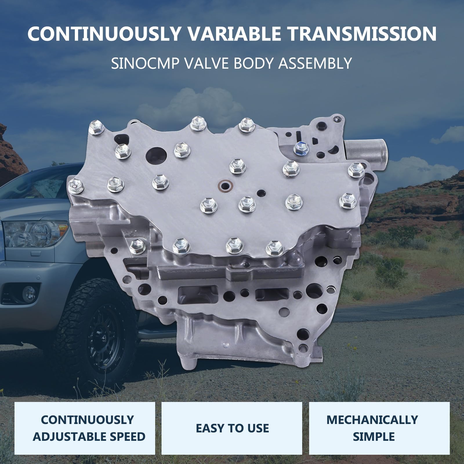 SINOCMP K313 KA313 CVT Automatic Transmission Valve Body for