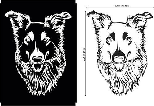 Miniatura 4 de Alinacutle Plantilla de serigrafía, impresión de serigrafía autoadhesiva reutilizable, perro, mascota, familia de piel, para imprimir en