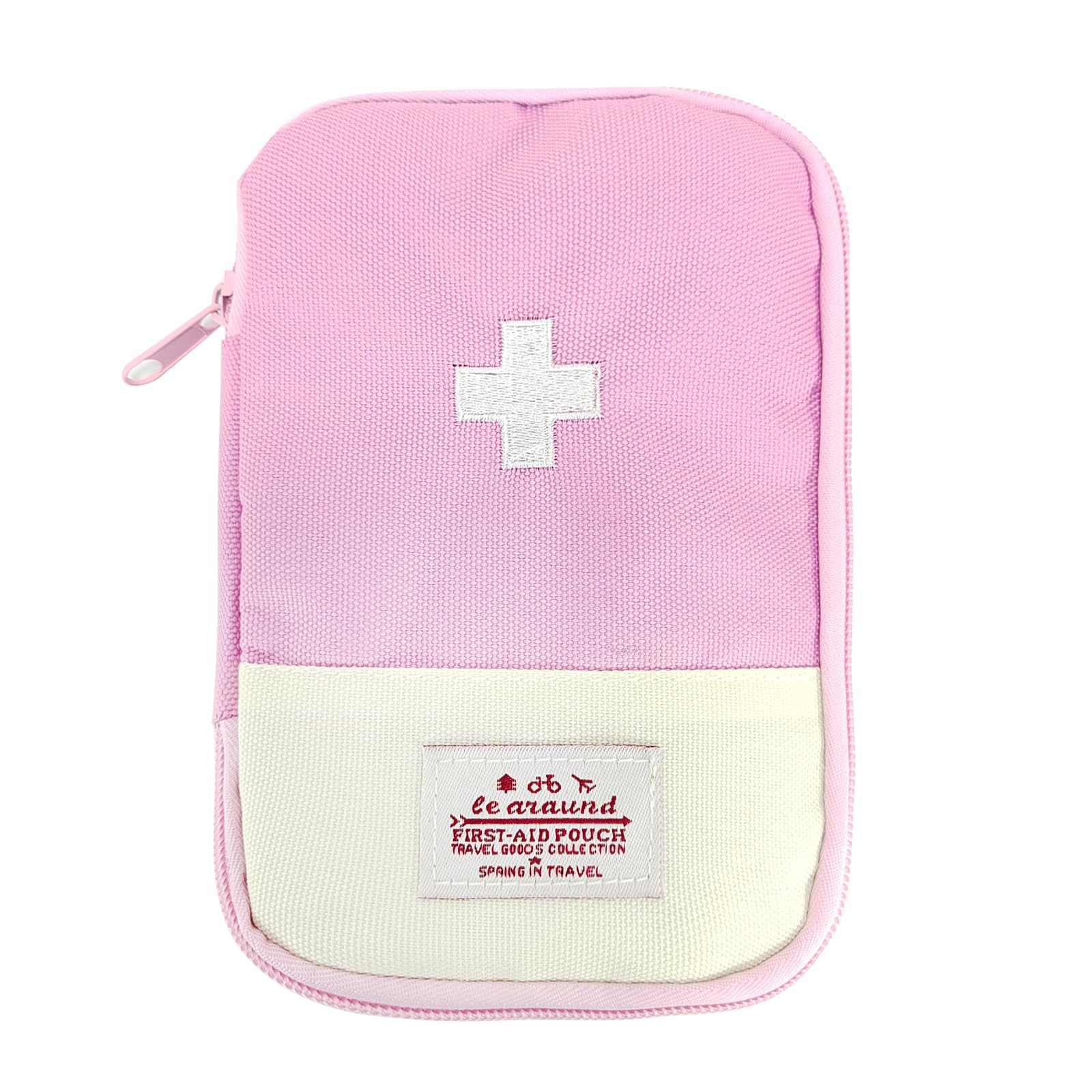 EQLEF Travel Mini First Aid Kit Bag - Pink