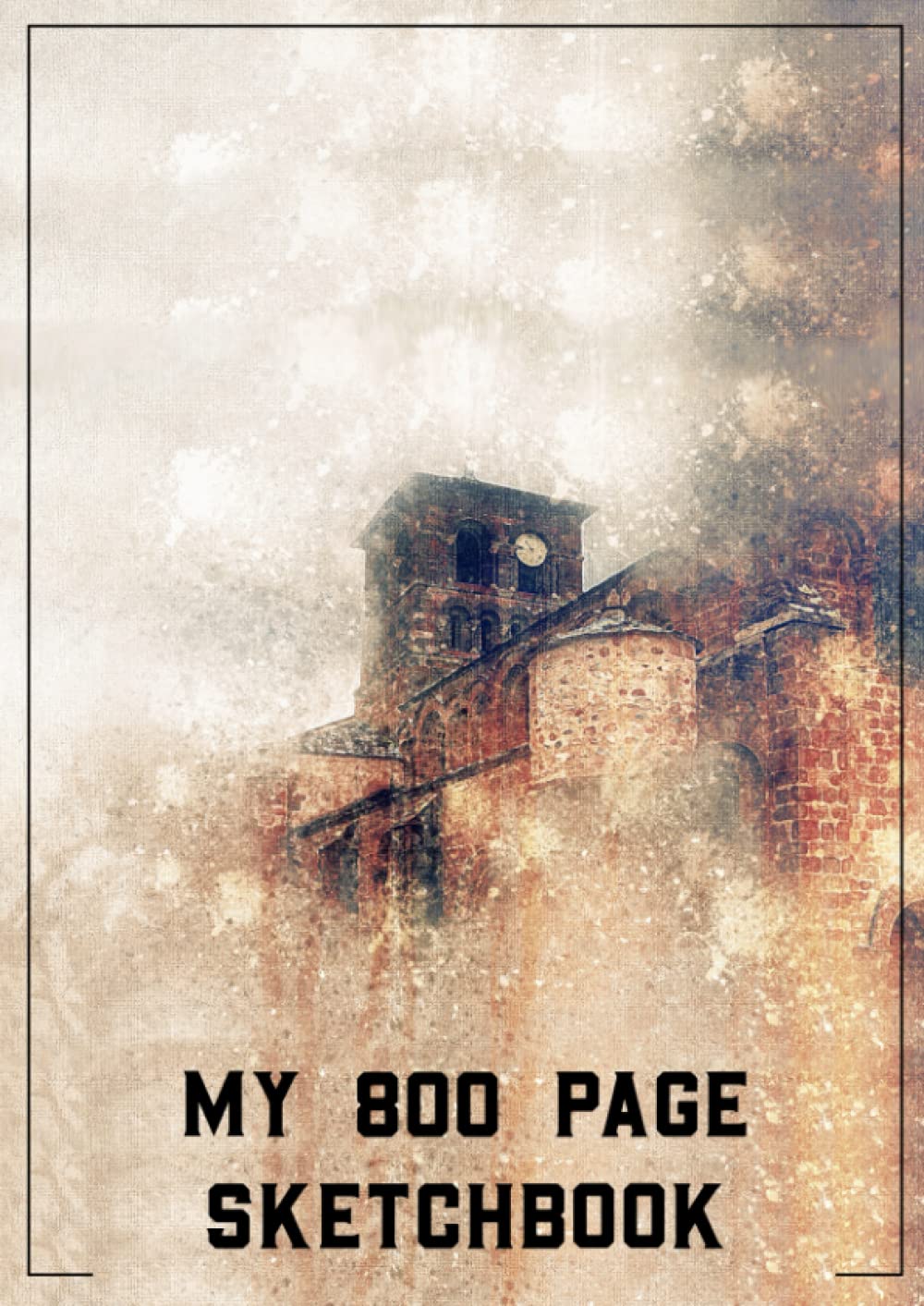 Grand sketchbook 800 pages extra large pour dessiner et peindre sans limites