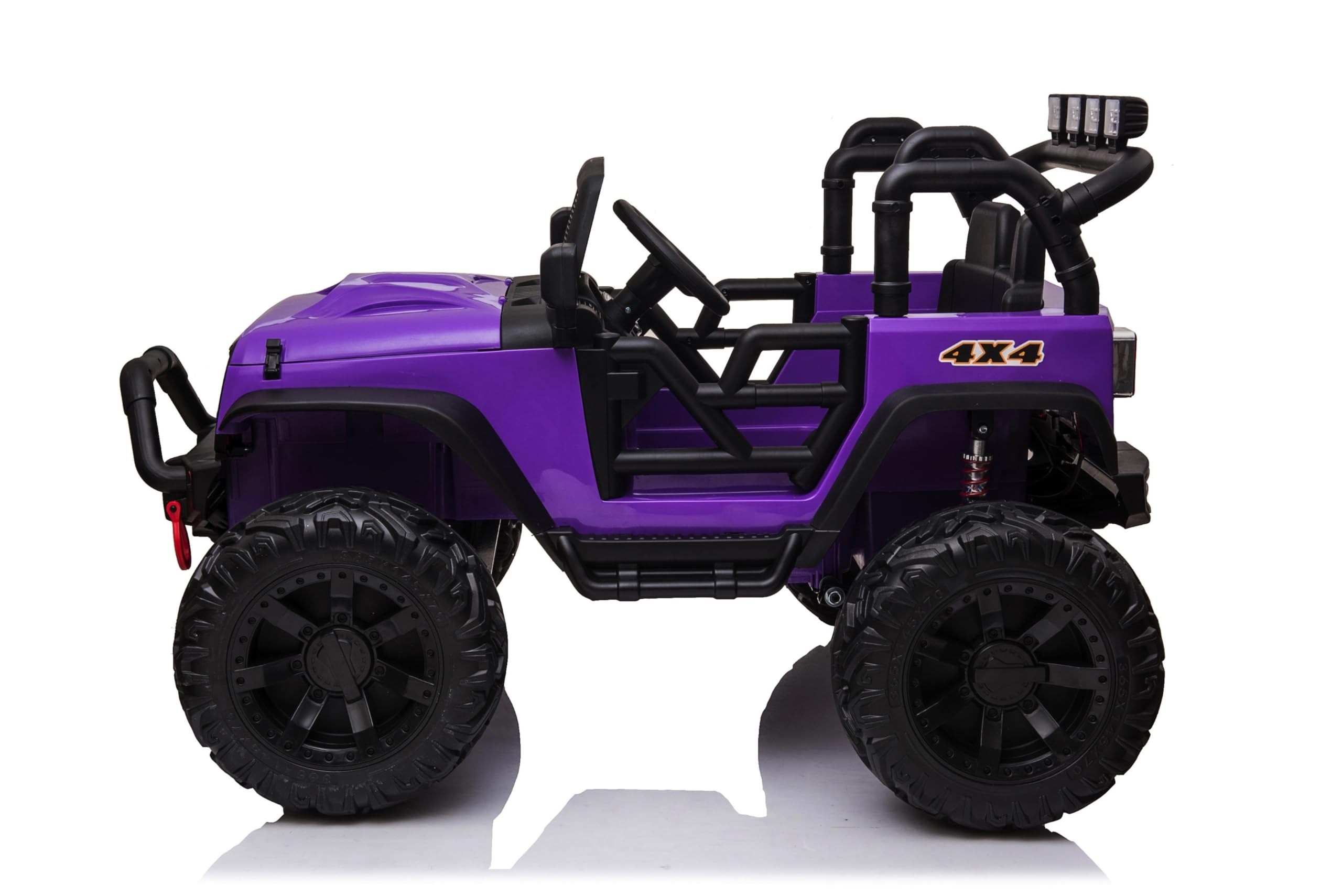 Elektryczny samochód dla dzieci 2-osobowy 24 V Offroad Big Adventure elektryczny samochód dla dzieci pilot zdalnego sterowania skórzanym siedzeniem otwierane drzwi podwójny silnik elektryczny