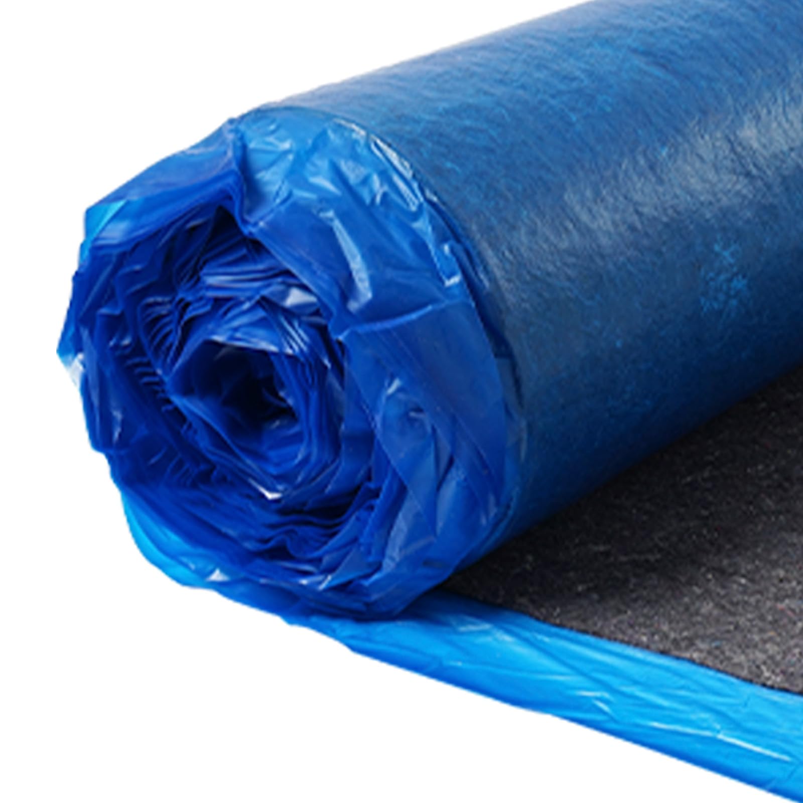 VEVOR Sous Couche Parquet 37,2 m², Sous-couche Isolante 2 x 18,6 m², 3 mm, Fibre Robuste, Film PE Imperméable, Insonorisation Anti-humidité, Protection Infiltration, pour Sol Vinyle, Stratifié, Bois