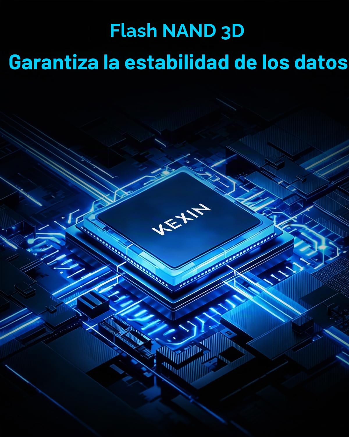 KEXIN SSD Interno SATA III de 2,5 Pulgadas, 64 GB: hasta 280 MB/s de Lectura y 250 MB/s de Escritura, SSD de Alta Velocidad para portátiles y PC de sobremesa