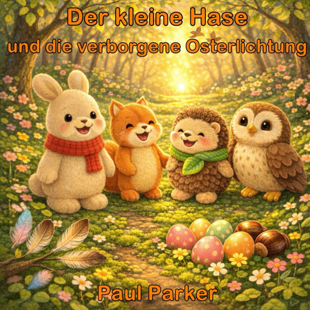 Der kleine Hase und die verborgene Osterlichtung: Eine liebevolle Ostergeschichte über Freundschaft und die kleinen Wunder des Waldes