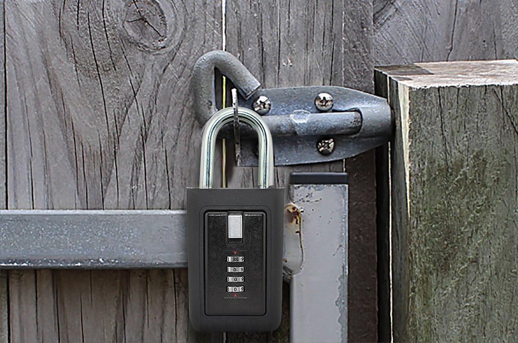 Bеѕt Dеаl Chеар 🛒 Lion Locks 5-Pack LS-8900 Key Storage Realtor Lockbox, Set-Your-Own Code Lock, Portable Key Holder, Rust-Proof Secure Outdoor Safe, Hide-a-Key Safe Box, Lock Box, Airbnb, Construction (5-Pack/Black)