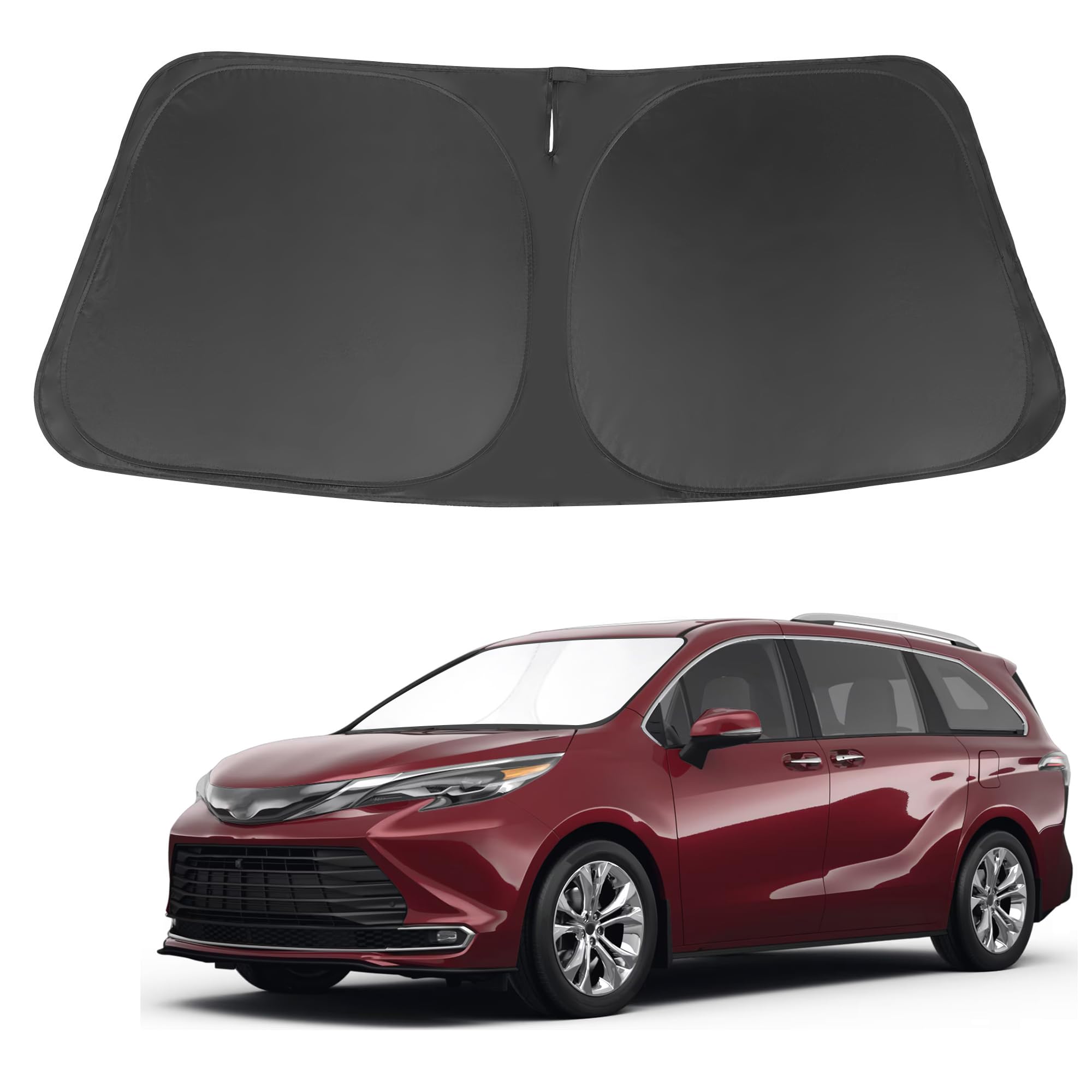 Windshield Sun Shade for 2021-2026 Toyota Sienna Accessories
