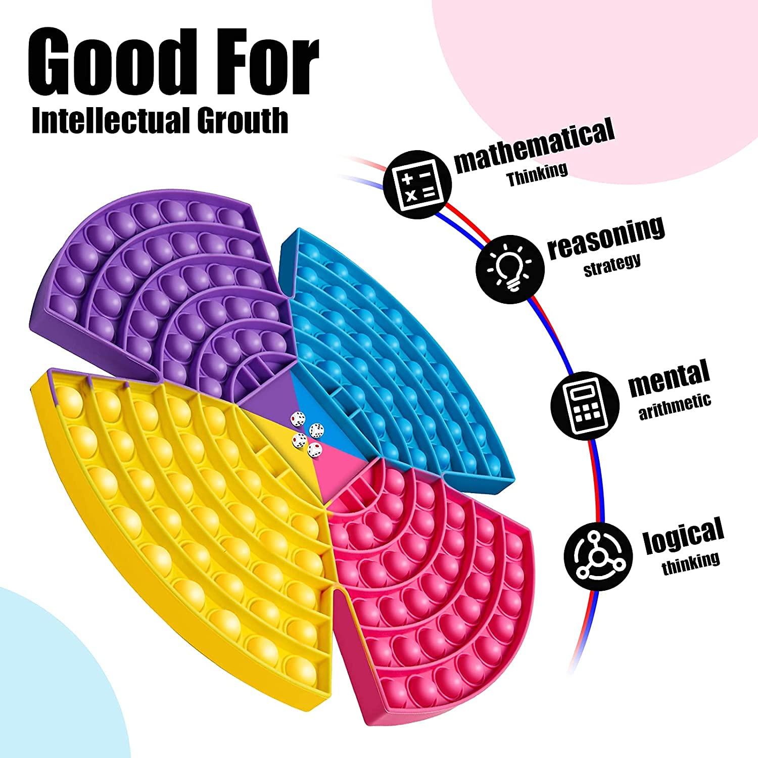 Buy 40 Pcs Fidget Toys Set Cheap,Figetget toys set ,Pop it Puzzle